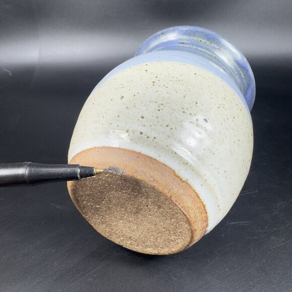 TUMBLEWEED Art Pottery Vase Bowl Container Stoneware Ashes Of Problem Students - Picture 6 of 11